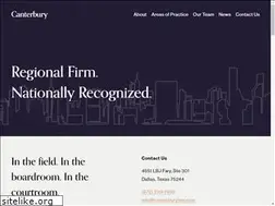 Sites similar to canterburylaw.com