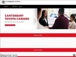 Sites similar to canterburytoyota.com.au