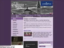 Sites similar to canticabohemica.cz
