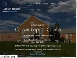 Sites similar to cantonbaptist-nj.org
