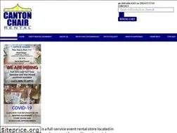 Sites similar to cantonchairrental.com