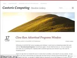 Sites similar to cantoriscomputing.wordpress.com