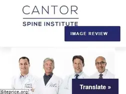 Sites similar to cantorspine.com