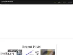 Sites similar to cantpasscantplay.com