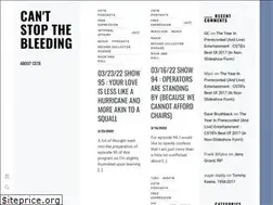 Sites similar to cantstopthebleeding.com