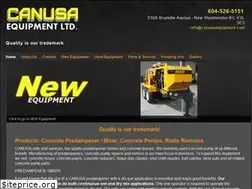 Sites similar to canusaequipment.com