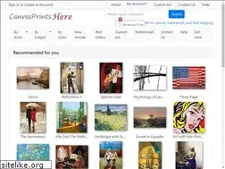 Sites similar to canvasprintshere.com