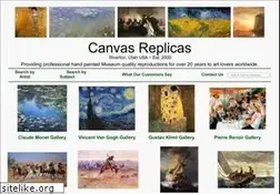 Sites similar to canvasreplicas.com