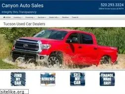 Sites similar to canyonautotucson.com