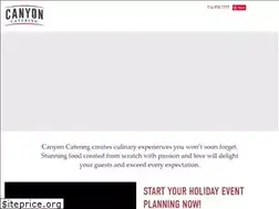 Sites similar to canyoncatering.net