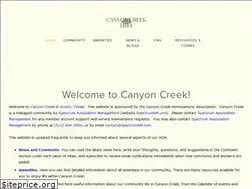 Sites similar to canyoncreek.net