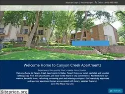 Sites similar to canyoncreekapartmenthomes.com