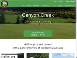 Sites similar to canyoncreekgolf.ca
