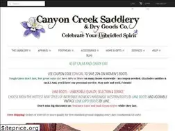 Sites similar to canyoncreeksaddlery.com