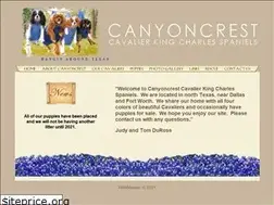 Sites similar to canyoncrestcavalierspaniels.com