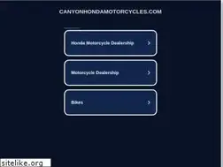 Sites similar to canyonhondamotorcycles.com