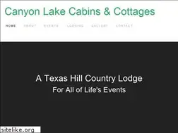 Sites similar to canyonlakecabinscottagestexas.com