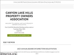Sites similar to canyonlakehillspoa.org