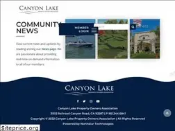 Sites similar to canyonlakepoa.com