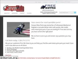 Sites similar to canyonmotoparts.com
