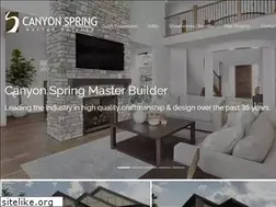 Sites similar to canyonspringhomes.com