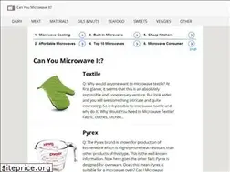 Sites similar to canyoumicrowaveit.com