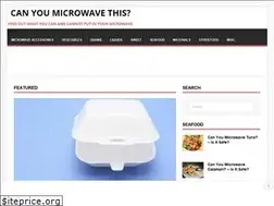 Sites similar to canyoumicrowavethis.com