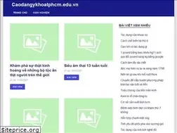 Sites similar to caodangykhoatphcm.edu.vn