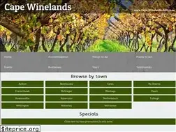 Sites similar to cape-winelands-info.co.za