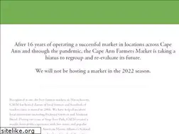 Sites similar to capeannfarmersmarket.org