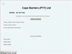 Sites similar to capebarriers.co.za