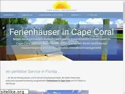 Sites similar to capecoral-ferienhaeuser.de