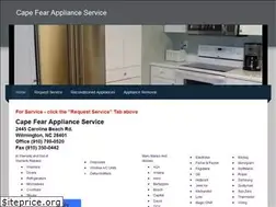 Sites similar to capefearapplianceservice.com