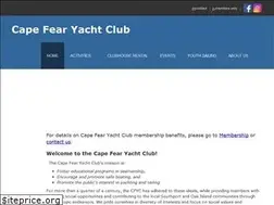 Sites similar to capefearyachtclub.com