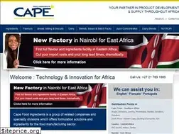 Sites similar to capefoodingredients.com