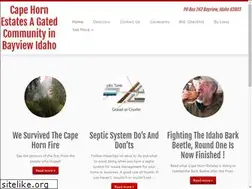 Sites similar to capehornestates.com