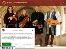 Sites similar to capella-antiqua.de