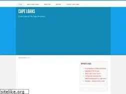 Sites similar to capeloans.co.za