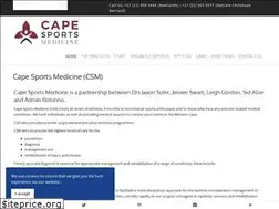 Sites similar to capesportsmed.com
