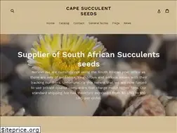 Sites similar to capesucculentseeds.com