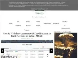 Sites similar to capesys.blogspot.com