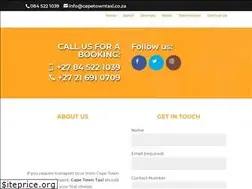 Sites similar to capetowntaxi.co.za
