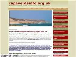 Sites similar to capeverdeinfo.org.uk