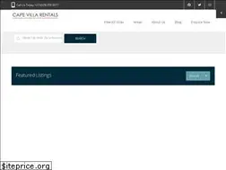 Sites similar to capevillarentals.com