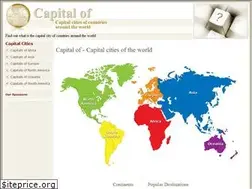 Sites similar to capital-of.com