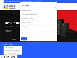 Sites similar to capitalpowerbackup.com