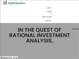 Sites similar to capitalquestion.com