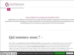 Sites similar to capitalressources.com