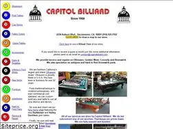 Sites similar to capitolbilliard.com