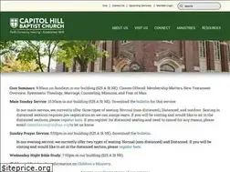 Sites similar to capitolhillbaptist.org